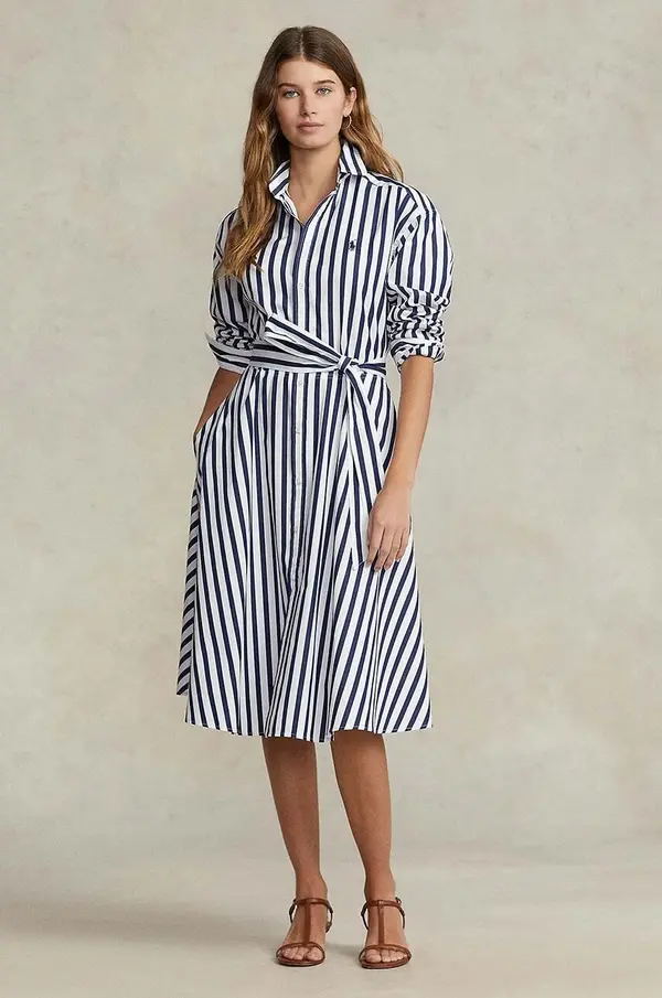 Polo Ralph Lauren Pamučna haljina Polo Ralph Lauren