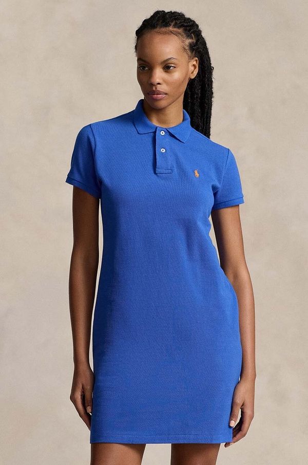 Ralph Lauren Pamučna haljina Polo Ralph Lauren mini, ravna