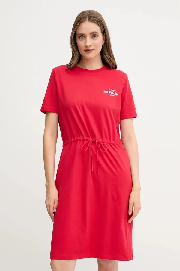Tommy Hilfiger Pamučna haljina Tommy Hilfiger