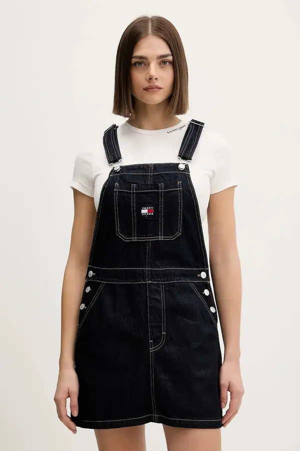 Tommy Jeans Pamučna haljina Tommy Jeans