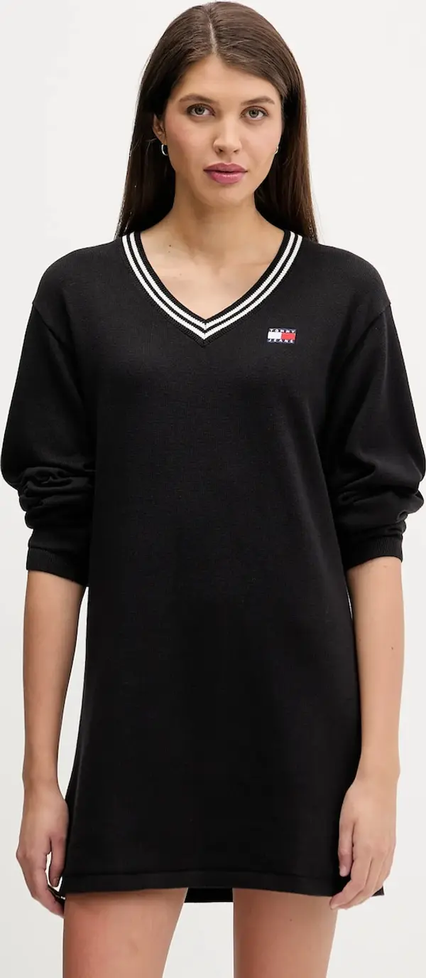 Tommy Jeans Pamučna haljina Tommy Jeans