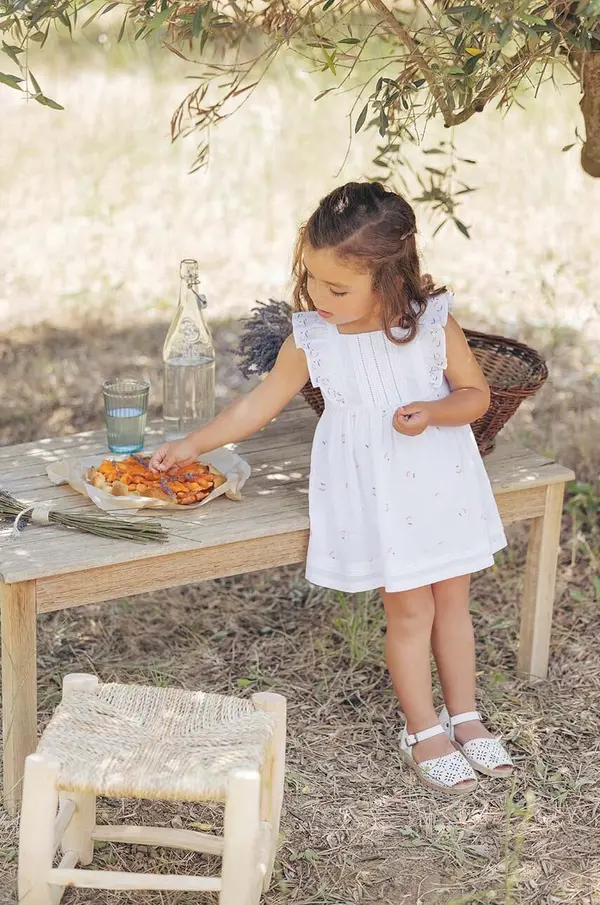 TARTINE ET CHOCOLAT Pamučna haljina za bebe Tartine et Chocolat