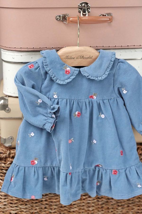 TARTINE ET CHOCOLAT Pamučna haljina za bebe Tartine et Chocolat mini, širi se prema dolje, TZ30221