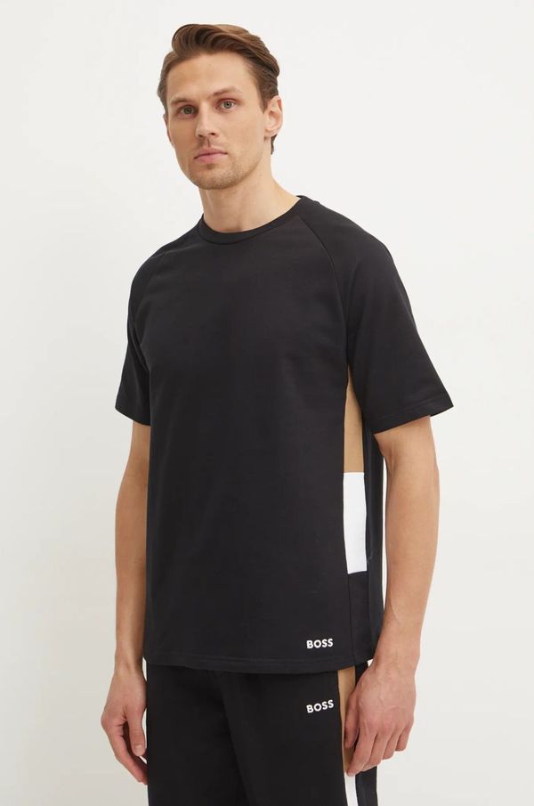 BOSS Pamučna homewear majica BOSS boja: crna, bez uzorka, 50535784