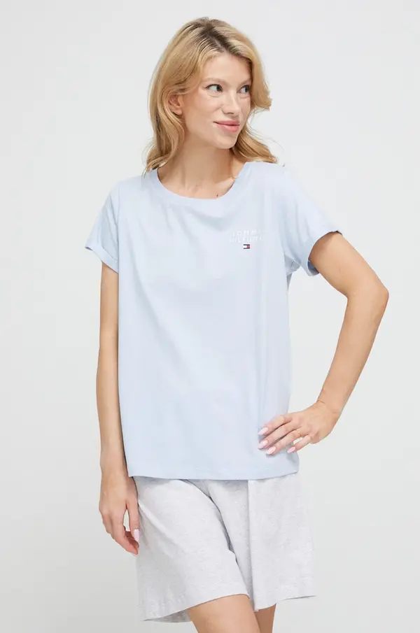 Tommy Hilfiger Pamučna homewear majica kratkih rukava Tommy Hilfiger