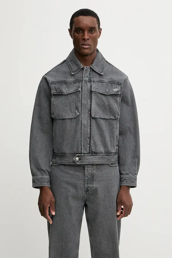 Filling Pieces Pamučna jakna Filling Pieces Denim Washed