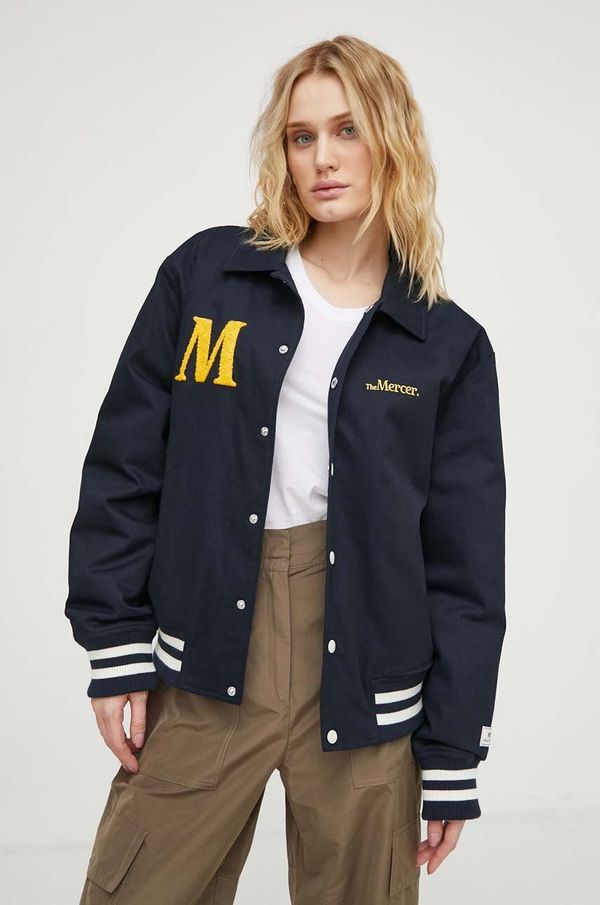 Mercer Amsterdam Pamučna jakna Mercer Amsterdam boja: tamno plava, za prijelazno razdoblje