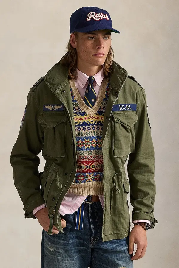 Polo Ralph Lauren Pamučna jakna Polo Ralph Lauren Icnc Fld Jkt Lined Field