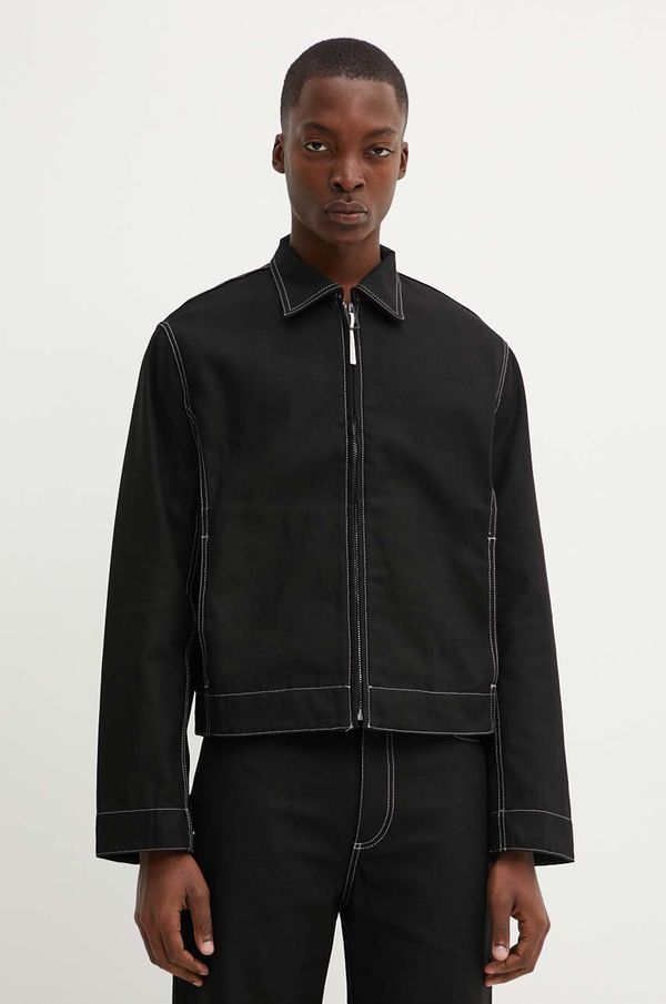 Sunnei Pamučna jakna Sunnei boja: crna, za prijelazno razdoblje, RTWXOUW006