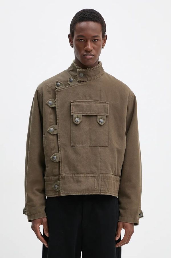 The Kooples Pamučna jakna The Kooples boja: zelena, za prijelazno razdoblje, HBLO29005K