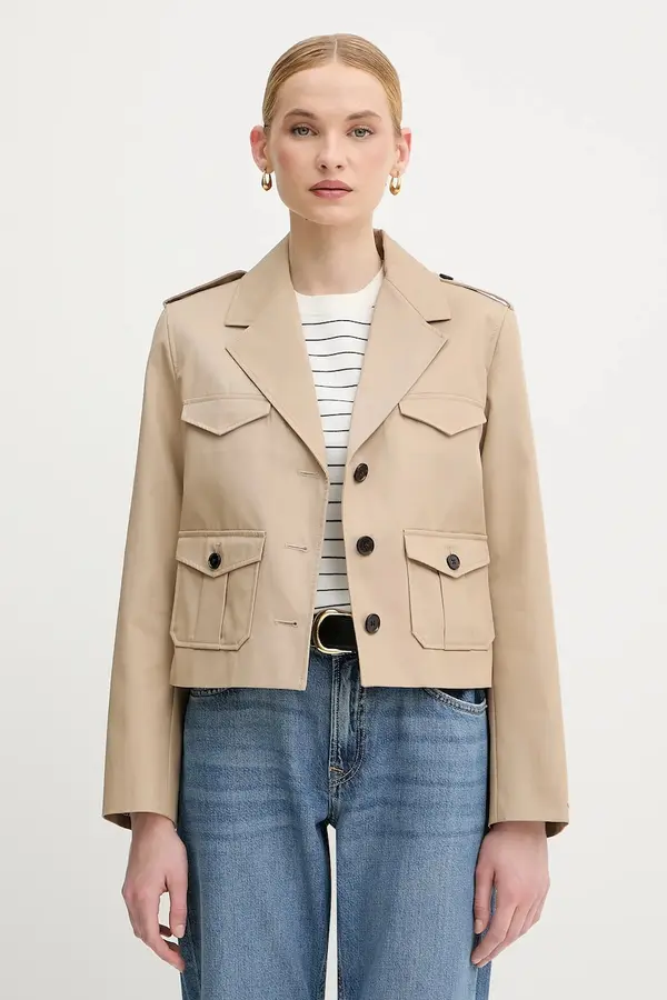 Tommy Hilfiger Pamučna jakna Tommy Hilfiger