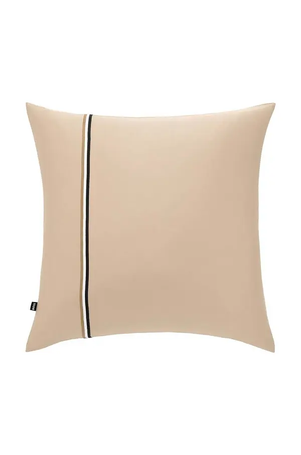 BOSS Pamučna jastučnica BOSS BLINEA Beige 65 x 65 cm