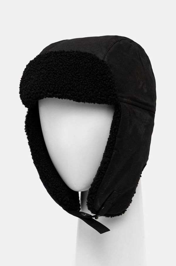 Barbour Pamučna kapa Barbour boja: crna, pamučna, MHA0710