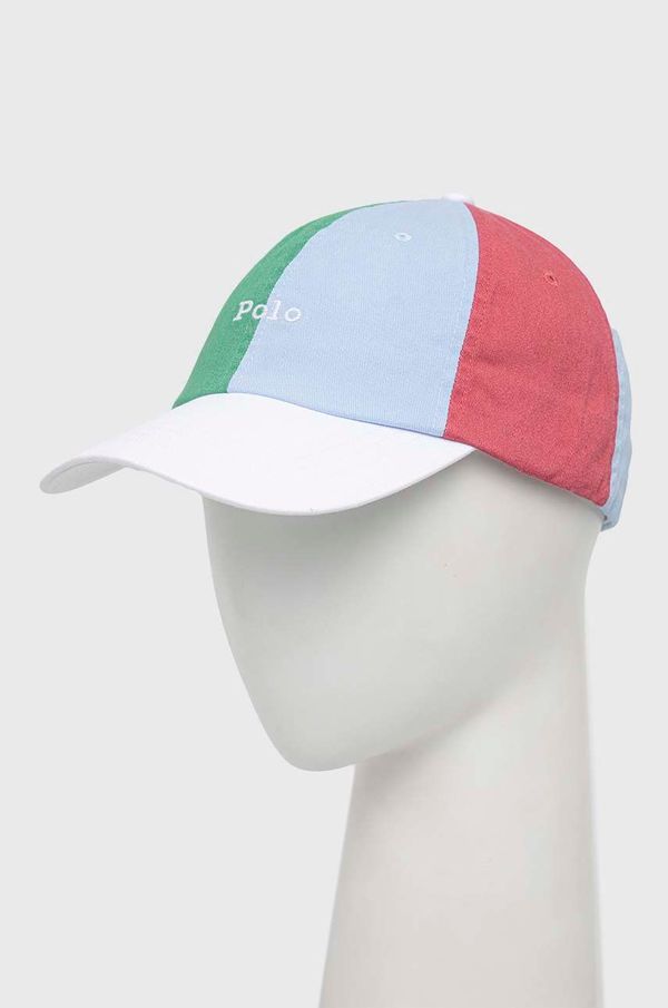 Polo Ralph Lauren Pamučna kapa Polo Ralph Lauren glatka