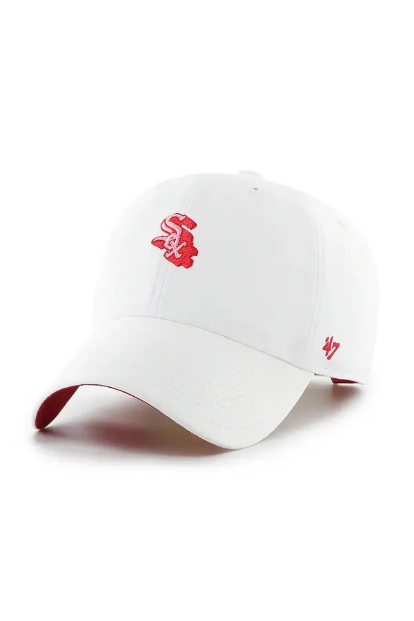 47 brand Pamučna kapa sa šiltom 47 brand MLB Chicago White Sox