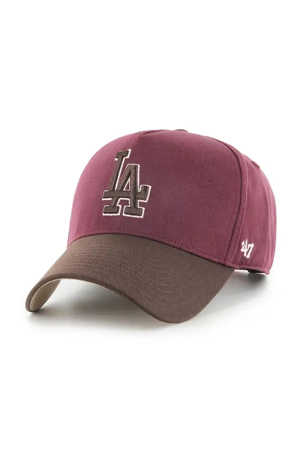 47 brand Pamučna kapa sa šiltom 47 brand MLB Los Angeles Dodgers