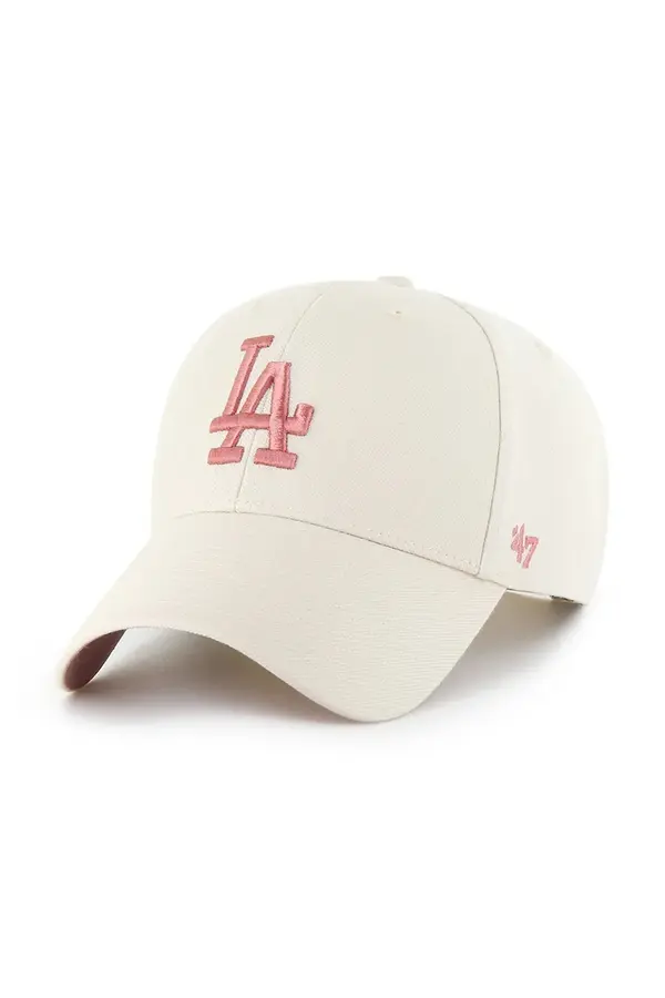 47 brand Pamučna kapa sa šiltom 47 brand MLB Los Angeles Dodgers