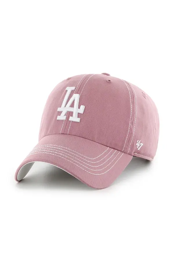 47 brand Pamučna kapa sa šiltom 47 brand MLB Los Angeles Dodgers