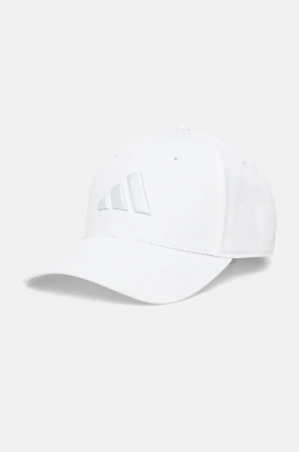 adidas Pamučna kapa sa šiltom adidas BBALL CAP TONAL boja: bež, s aplikacijom, JC8879