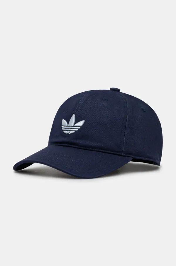 adidas Originals Pamučna kapa sa šiltom adidas Originals BASEBALL AC boja: tamno plava, s aplikacijom, JC6030