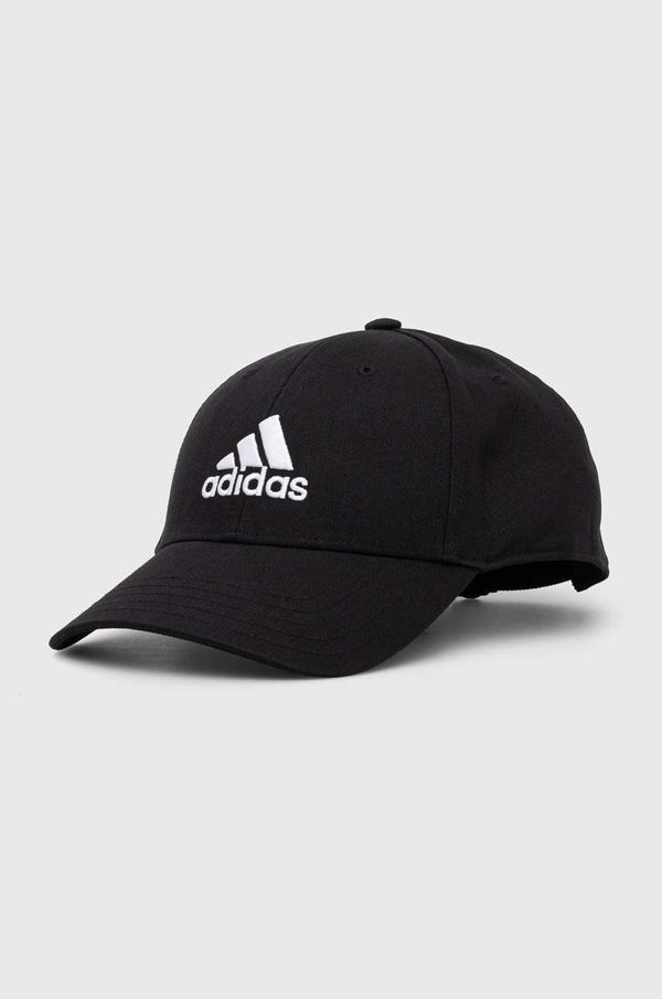 adidas Performance Pamučna kapa sa šiltom adidas Performance boja: crna, s aplikacijom