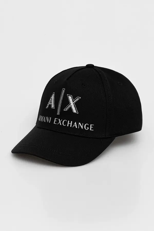 Armani Exchange Pamučna kapa sa šiltom Armani Exchange