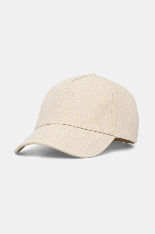 Calvin Klein Jeans Pamučna kapa sa šiltom Calvin Klein Jeans boja: bež, bez uzorka, LV04K5049G