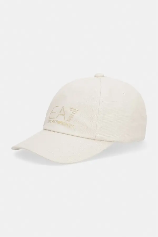 EA7 Emporio Armani Pamučna kapa sa šiltom EA7 Emporio Armani
