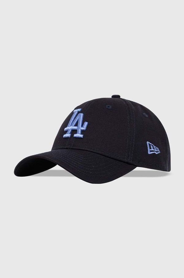 New Era Pamučna kapa sa šiltom New Era boja: tamno plava, s aplikacijom, LOS ANGELES DODGERS
