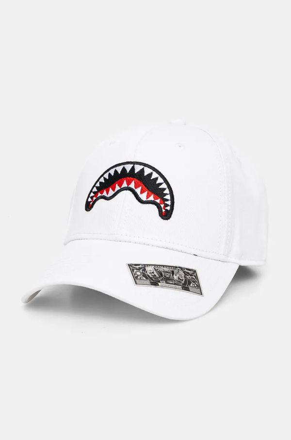 Sprayground Pamučna kapa sa šiltom Sprayground boja: bijela, s aplikacijom, SP6631