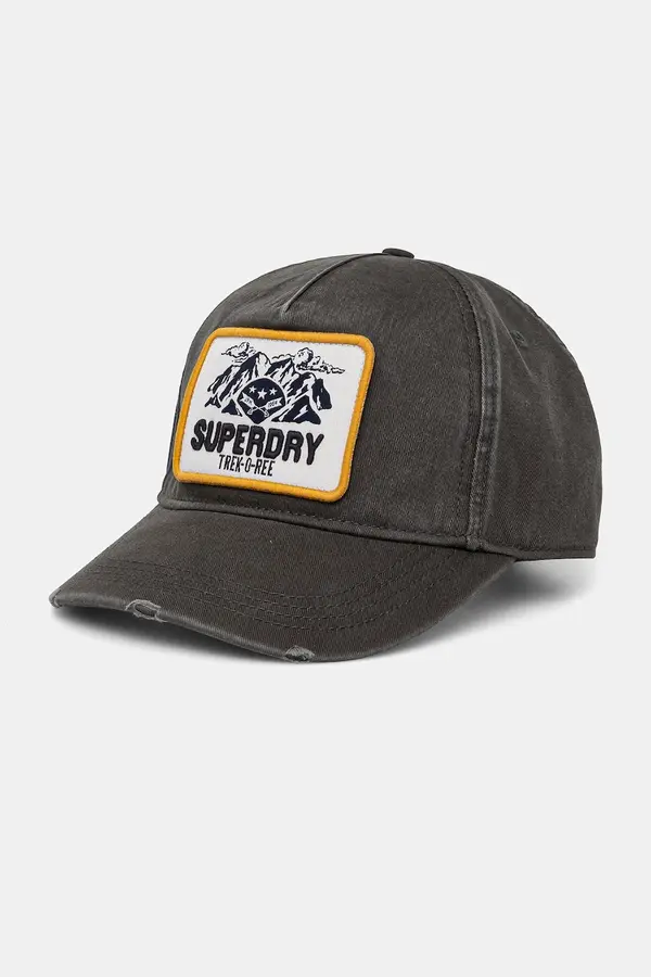 Superdry Pamučna kapa sa šiltom Superdry
