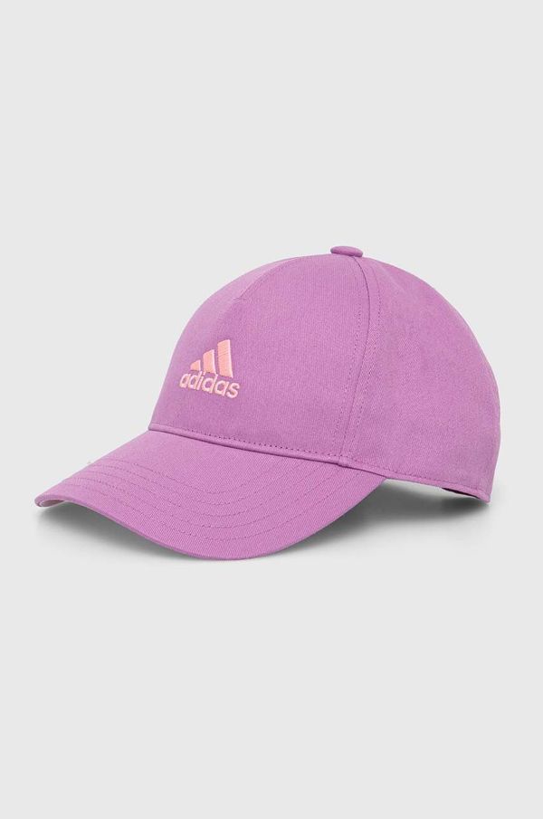 adidas Performance Pamučna kapa sa šiltom za bebe adidas Performance LK CAP boja: ružičasta, s tiskom, IT4647