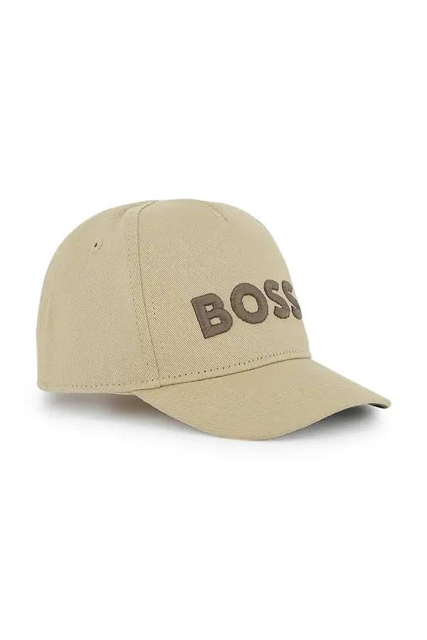 BOSS Pamučna kapa sa šiltom za bebe BOSS