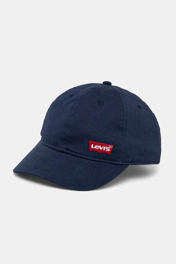 Levi's Pamučna kapa sa šiltom za bebe Levi's LAN RICHMOND BATWING CURVE BRI
