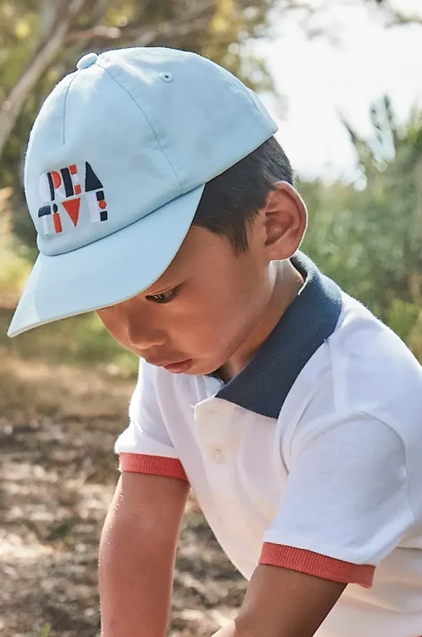 Mayoral Pamučna kapa sa šiltom za bebe Mayoral s tiskom, 10917