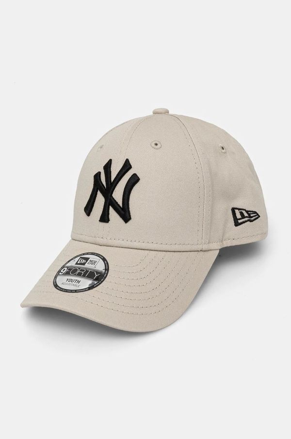 New Era Pamučna kapa sa šiltom za bebe New Era NEW YORK YANKEES boja: bež, s aplikacijom, 12745557