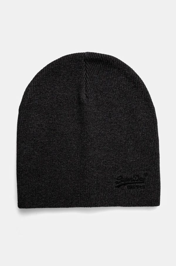 Superdry Pamučna kapa Superdry boja: siva, pamučna, M9010184A-VZ5