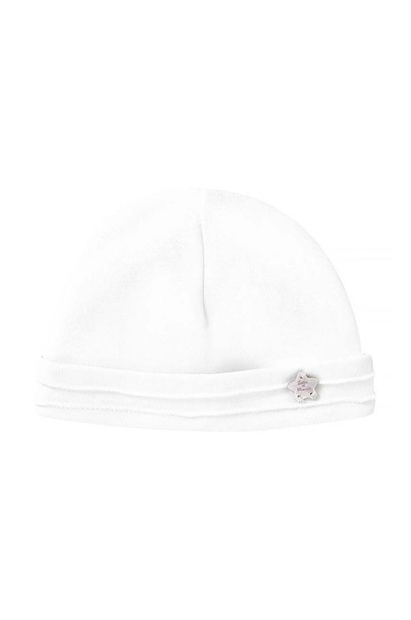 TARTINE ET CHOCOLAT Pamučna kapa za bebe Tartine et Chocolat boja: bijela, od tanke pletenine, pamučna