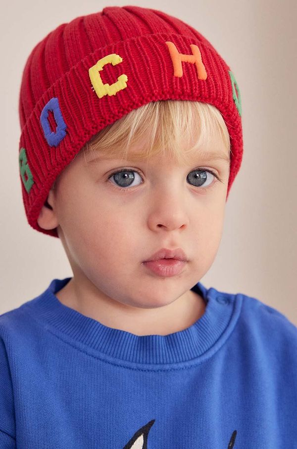 Bobo Choses Pamučna kapa za djecu Bobo Choses boja: crvena, pamučna, 224AH032