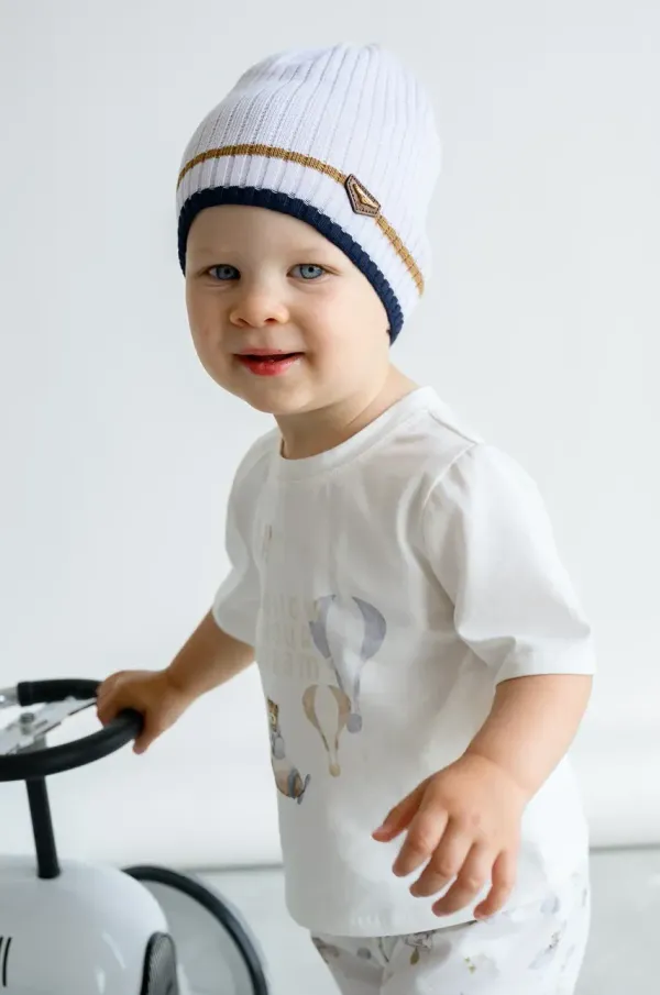 Jamiks Pamučna kapa za djecu Jamiks VASYL boja: bijela, pamučna, JWH094