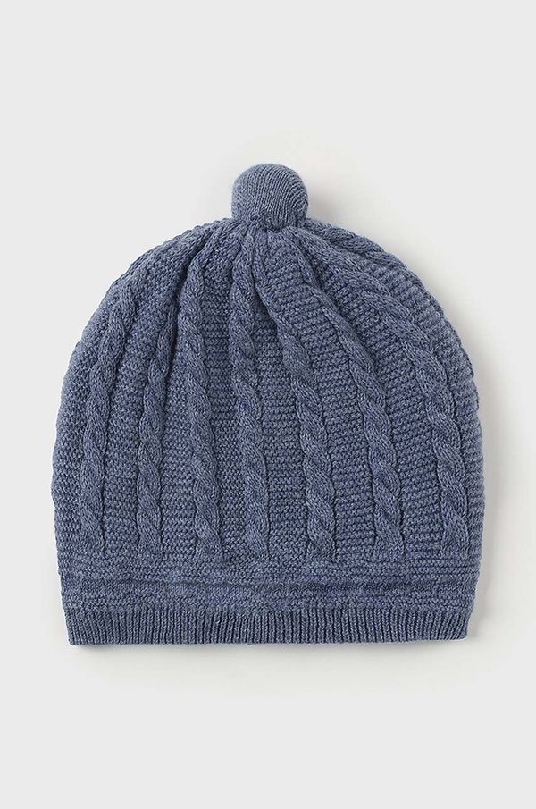 Mayoral Newborn Pamučna kapa za djecu Mayoral Newborn boja: tamno plava, pamučna, 9774