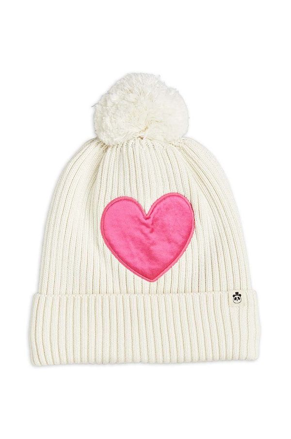 Mini Rodini Pamučna kapa za djecu Mini Rodini boja: bijela, pamučna