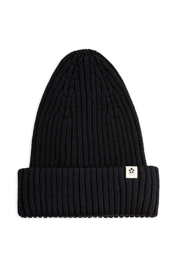 Mini Rodini Pamučna kapa za djecu Mini Rodini boja: crna, pamučna, 2476510999