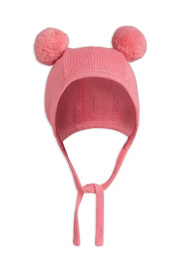 Mini Rodini Pamučna kapa za djecu Mini Rodini Fine knit
