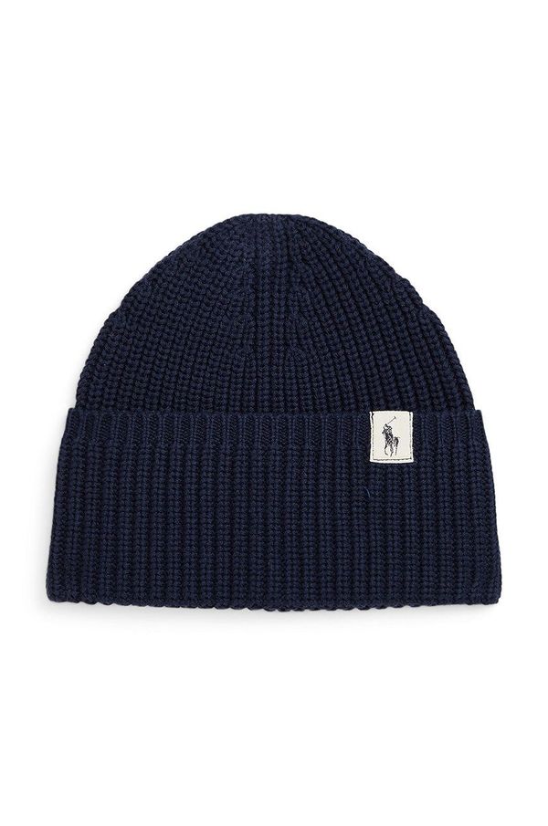 Polo Ralph Lauren Pamučna kapa za djecu Polo Ralph Lauren boja: crna, pamučna, 313950725001