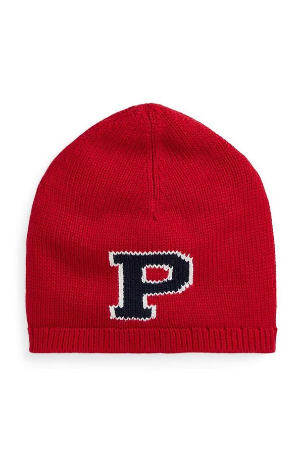 Polo Ralph Lauren Pamučna kapa za djecu Polo Ralph Lauren boja: crvena, pamučna, 313950739001