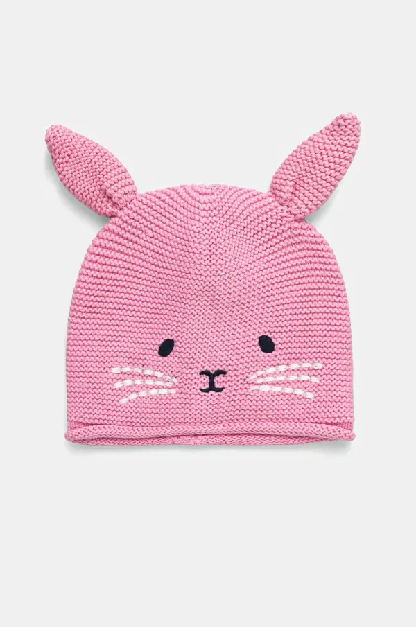 United Colors of Benetton Pamučna kapa za djecu United Colors of Benetton boja: ružičasta, pamučna, 6OOCAA00D