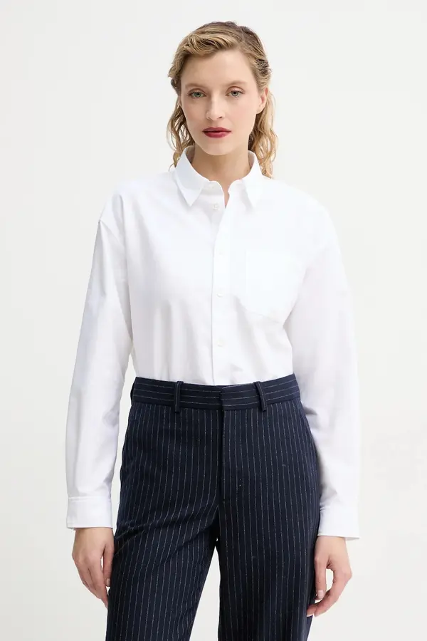 A.P.C. Pamučna košulja A.P.C. chemise boyfriend brodee