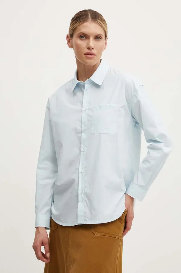 A.P.C. Pamučna košulja A.P.C. chemise boyfriend brodee
