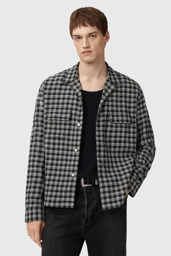 AllSaints Pamučna košulja AllSaints HORTON